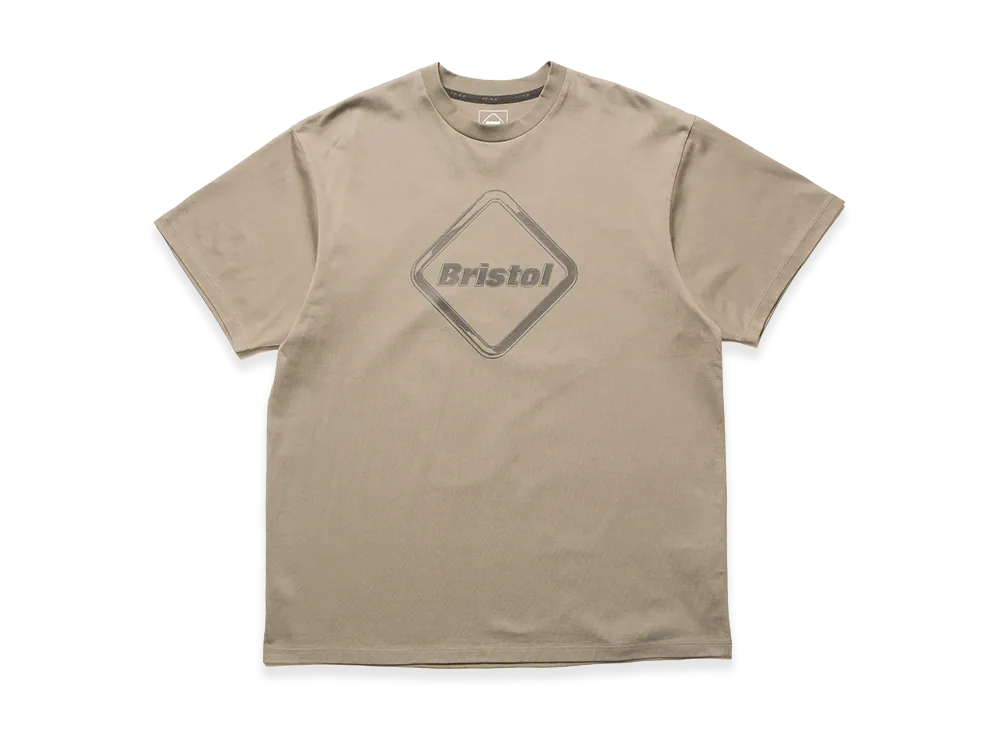 F.C.Real Bristol Shadow Emblem Tee "Greige"