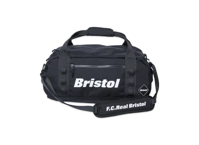 F.C.Real Bristol Cordura Ripstop Duffle Bag "Black"