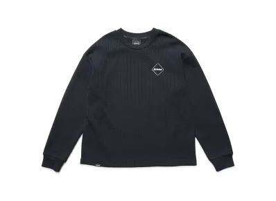 F.C.Real Bristol Kids Tech Waffle Lounge L/S Top "Black"