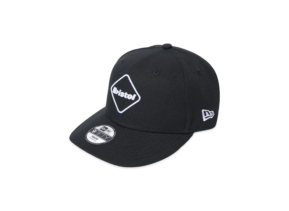 F.C.Real Bristol Kids New Era Emblem 9Fifty Snap Back "Black"