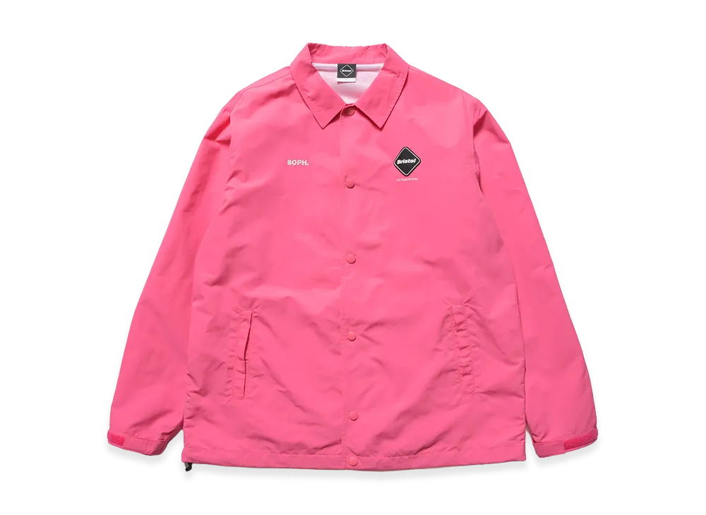 F.C.Real Bristol Supplex Nylon Coach Jacket "Pink"