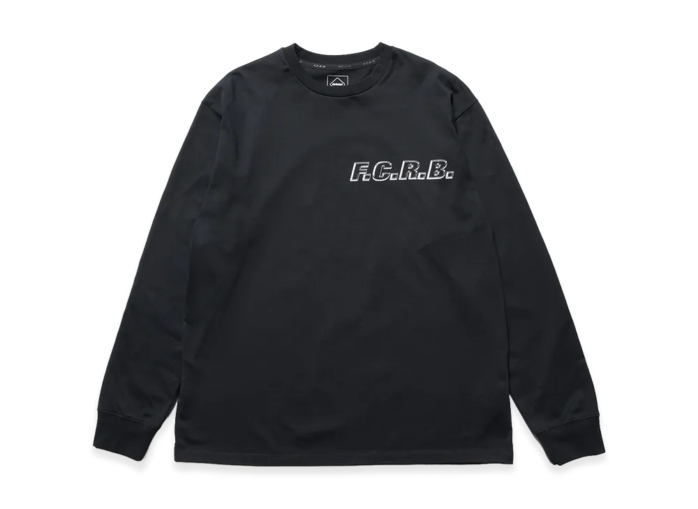 F.C.Real Bristol Shadow Emblem L/S Tee "Black"