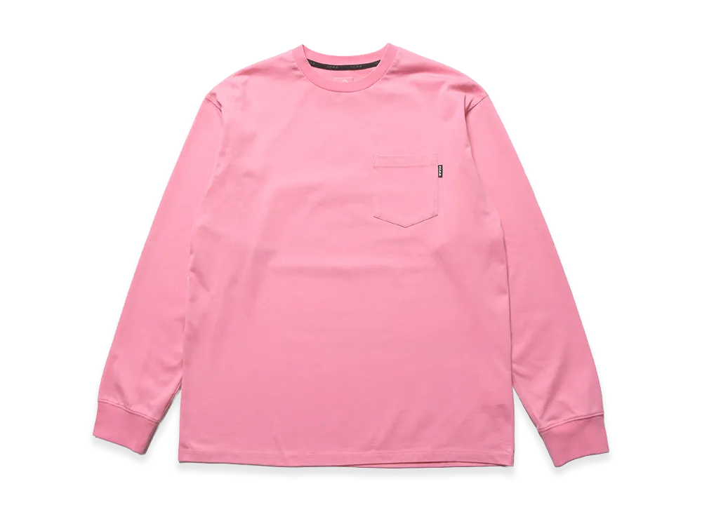 F.C.Real Bristol Origin L/S Pocket Tee "Pink"