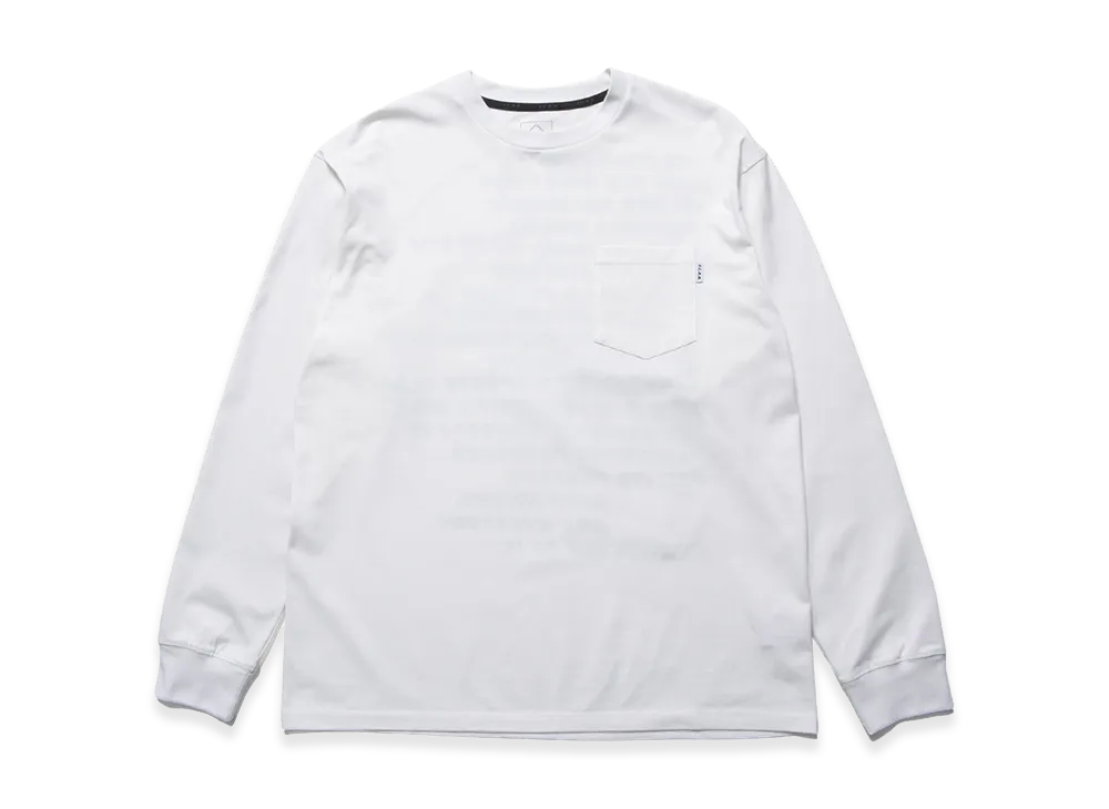 F.C.Real Bristol Origin L/S Pocket Tee "White"