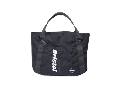 F.C.Real Bristol Cordura Ripstop Adjustable Tote Bag "Black"