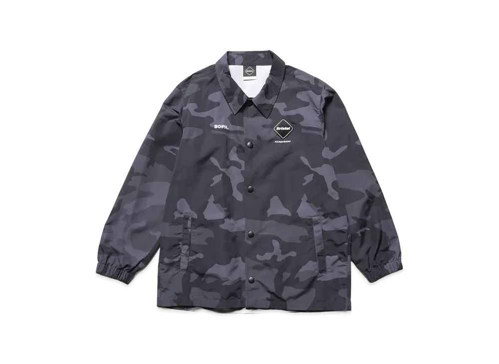F.C.Real Bristol Kids Supplex Nylon Coach Jacket "Camouflage"