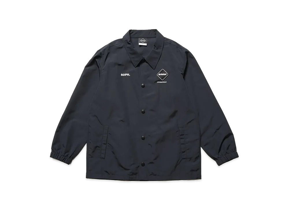 F.C.Real Bristol Kids Supplex Nylon Coach Jacket "Black"
