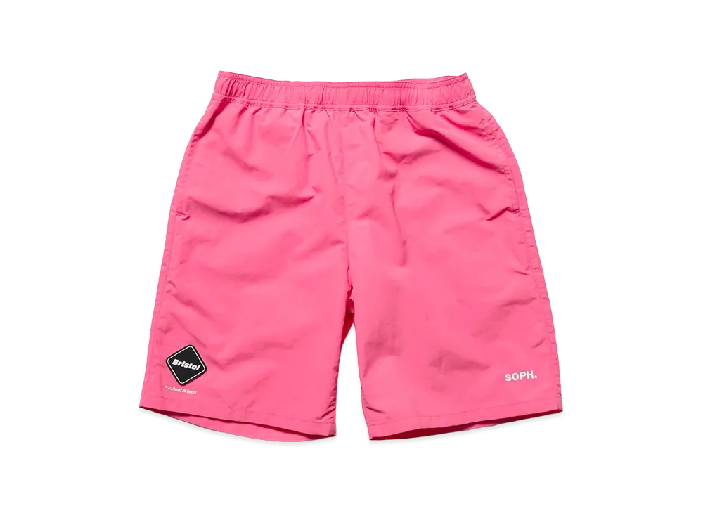 F.C.Real Bristol Kids Supplex Nylon Easy Shorts "Pink"