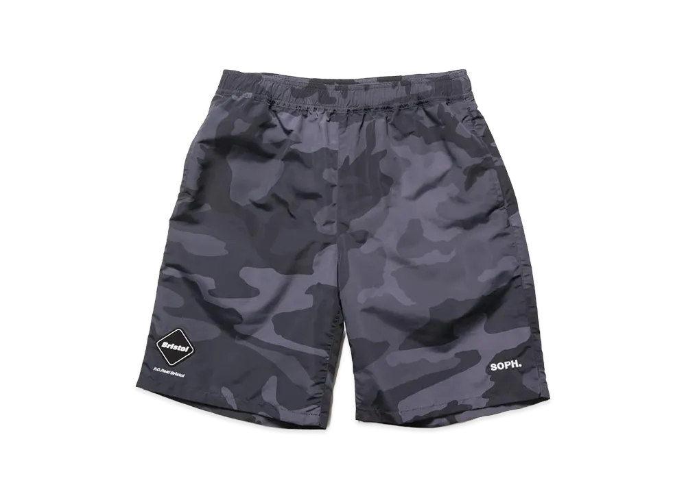 F.C.Real Bristol Kids Supplex Nylon Easy Shorts "Camouflage"