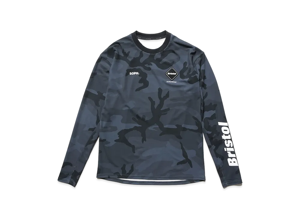 トップス FCRB CAMOUFLAGE PRACTICE L/S TOP Bristol F.C.Real Bristol Kids Athletic L/S Top 
