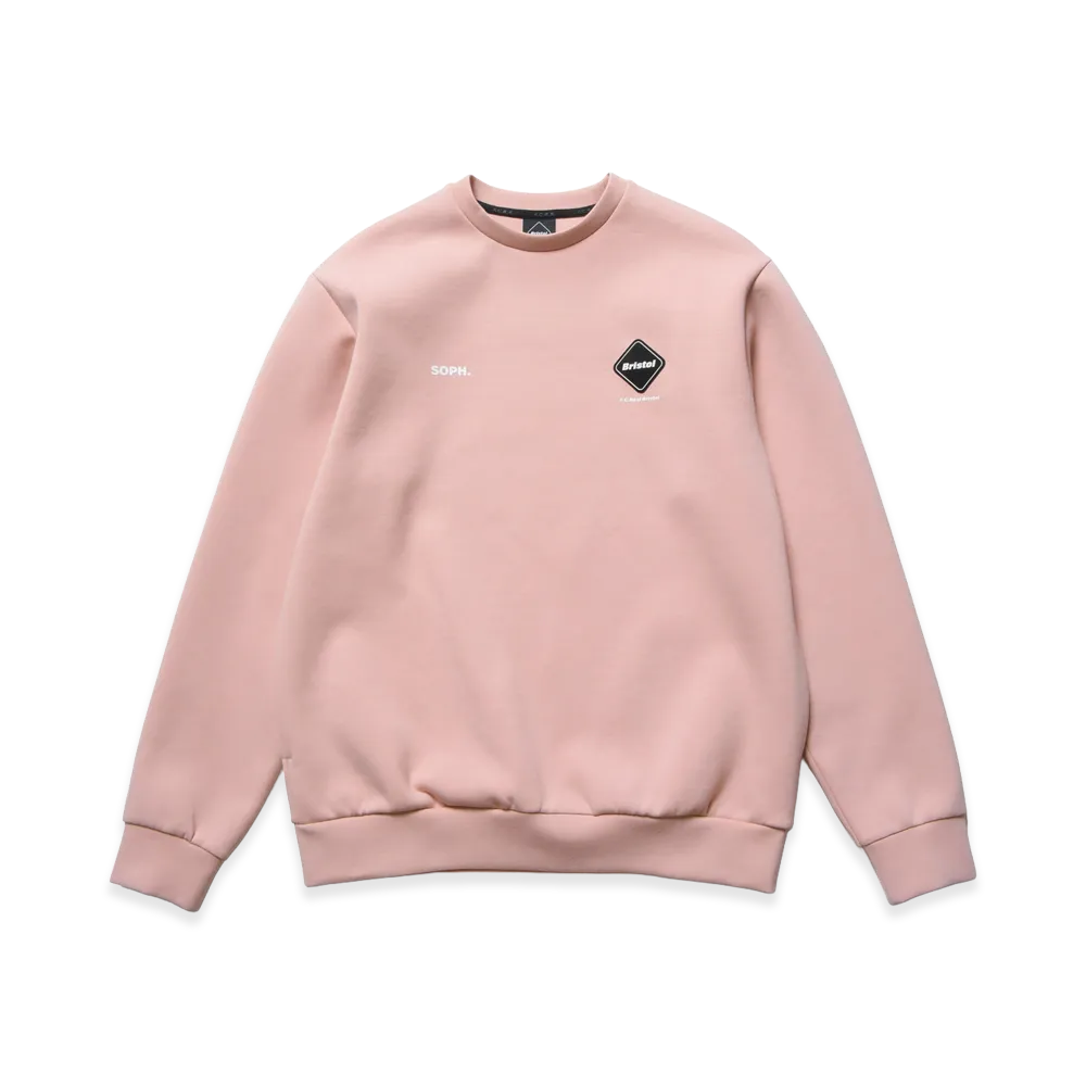 F.C.Real Bristol Tech Sweat Crewneck Top "Pink"