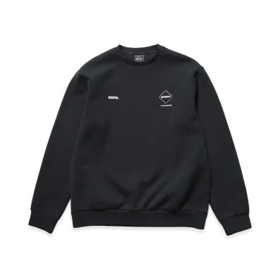 F.C.Real Bristol Tech Sweat Crewneck Top "Black"