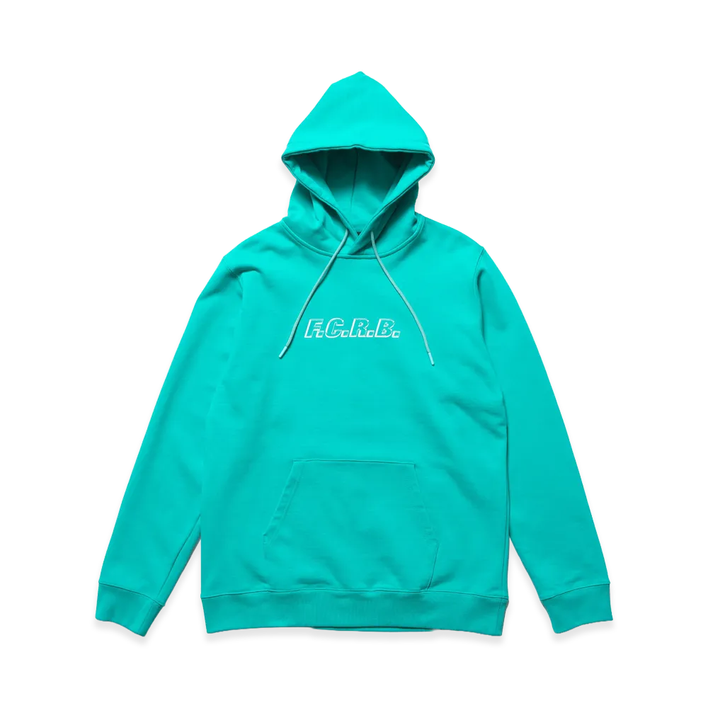 F.C.Real Bristol Shadow Emblem Sweat Hoodie "Turquoise"