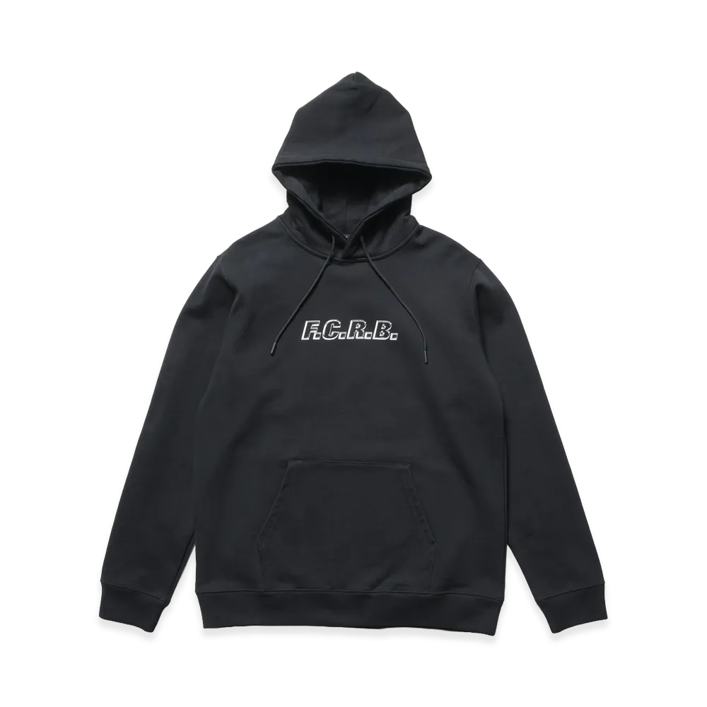 F.C.Real Bristol Shadow Emblem Sweat Hoodie "Black"
