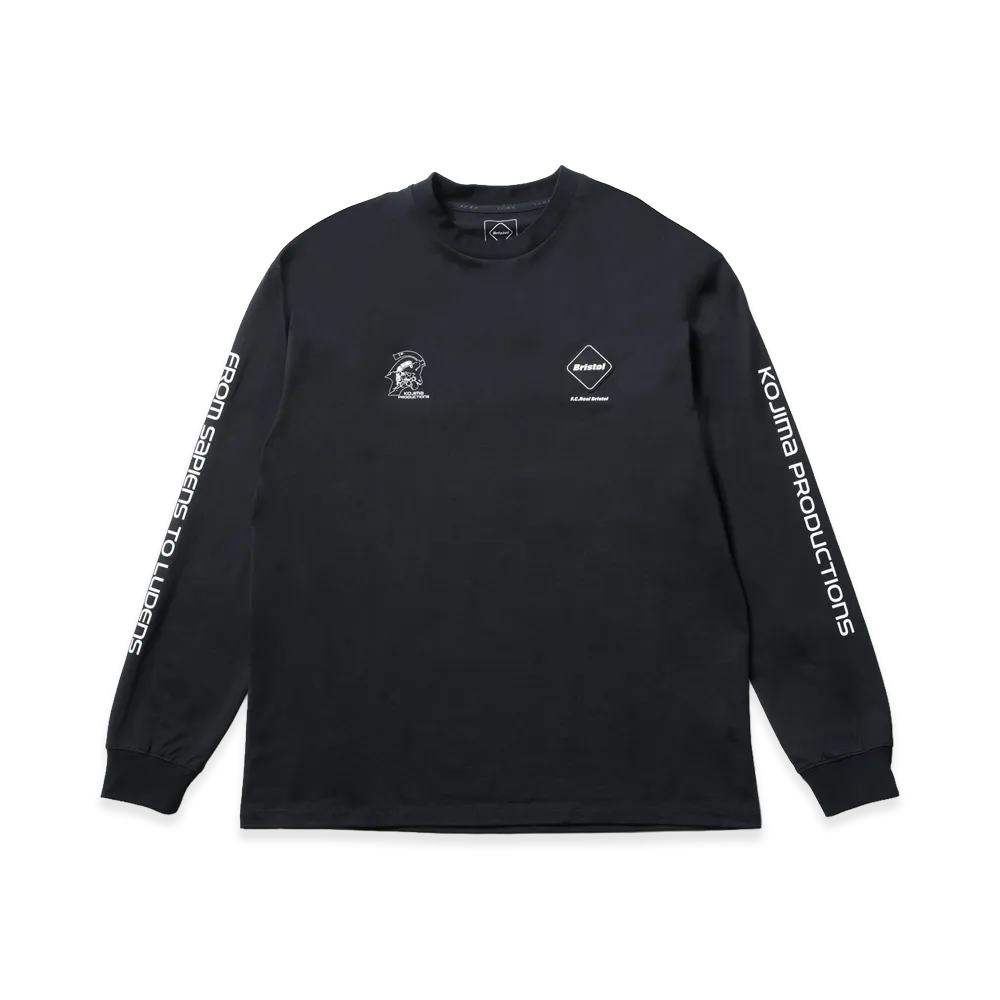 F.C.Real Bristol x KOJIMA PRODUCTIONS Activity LS Tee "Black"