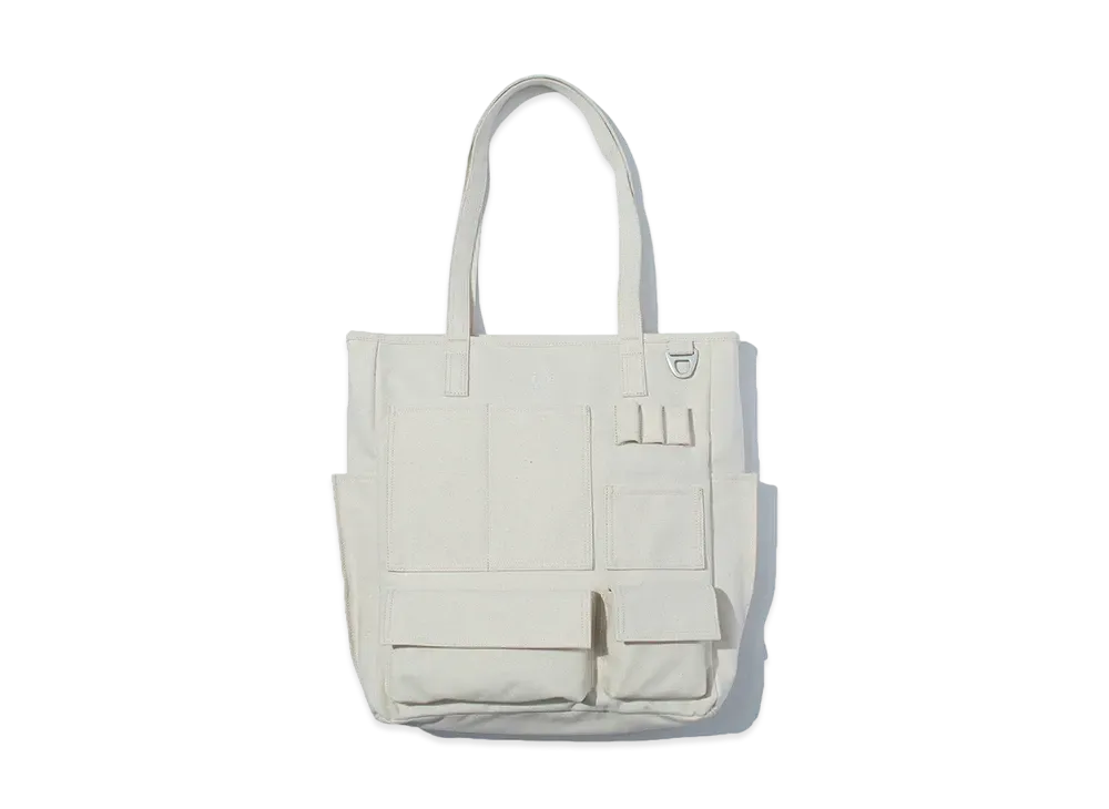 F/CE. W.R Canvas Pocket Tote "Ivory"
