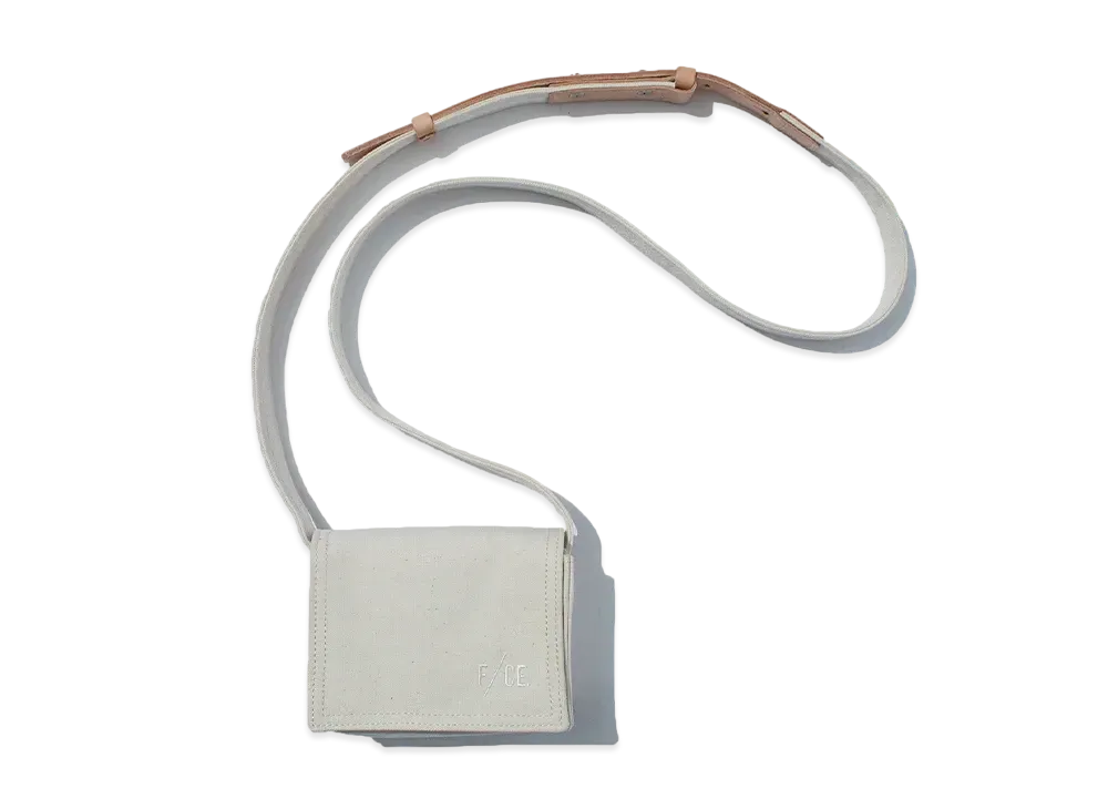 F/CE. W.R Canvas Mini Shoulder "Ivory"