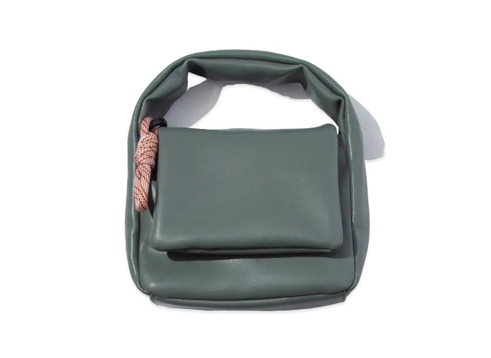 F/CE. Tech Leather Mini Pouch "Foliage GR"