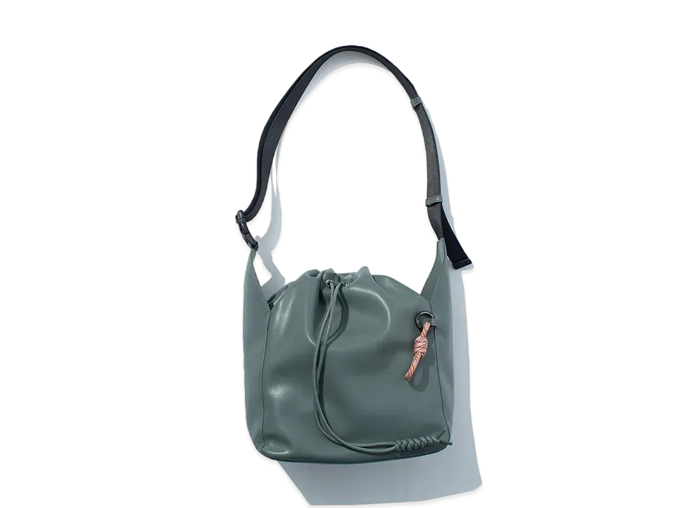 F/CE. Tech Leather Drawstring Shoulder "Foliage GR"