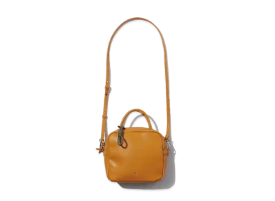F/CE. Tech Leather Mini Square Shoulder "Mustard"