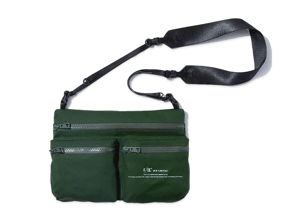 F/CE. W.R Canvas Sacoche "Green"