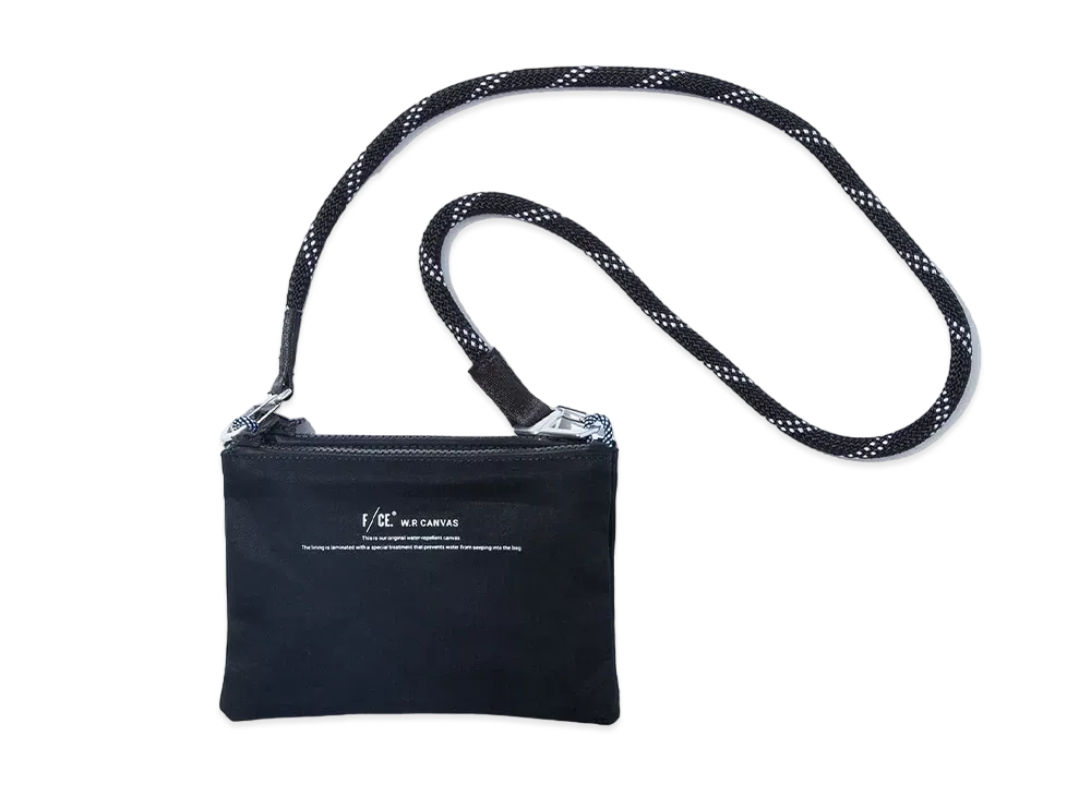F/CE. W.R Canvas Mini Clutch "Black"