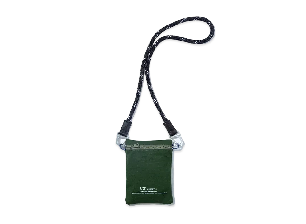 F/CE. W.R Canvas Map Pochette "Green"