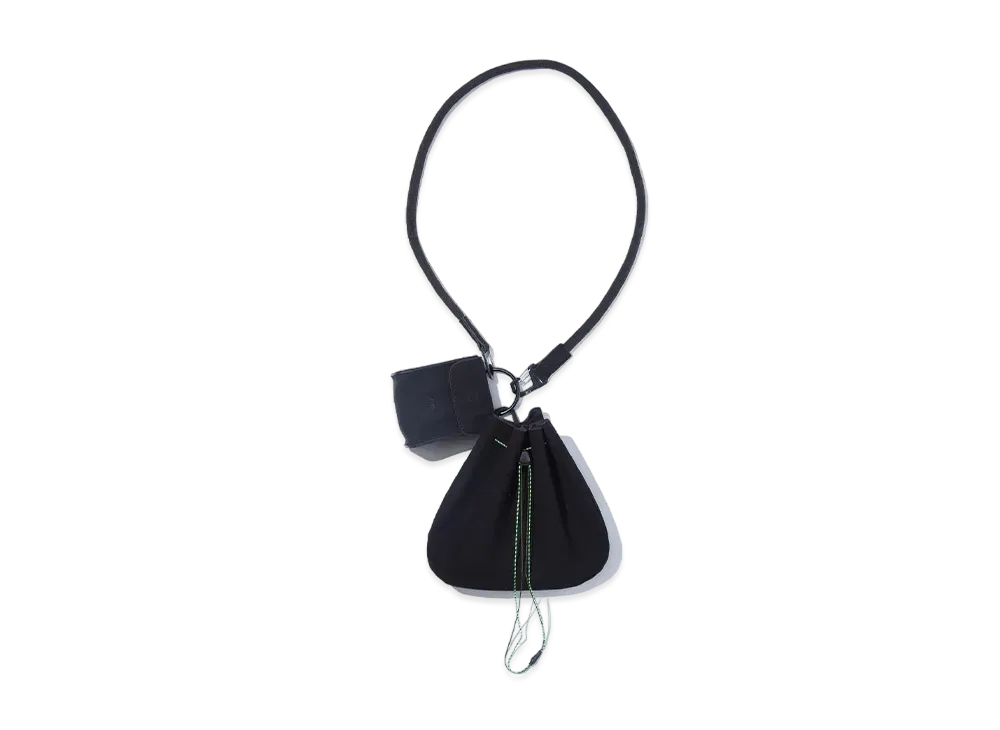 F/CE. Tech Suede Chain Purse "Black"