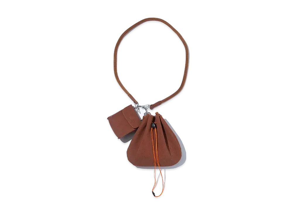 F/CE. Tech Suede Chain Purse "Camel"