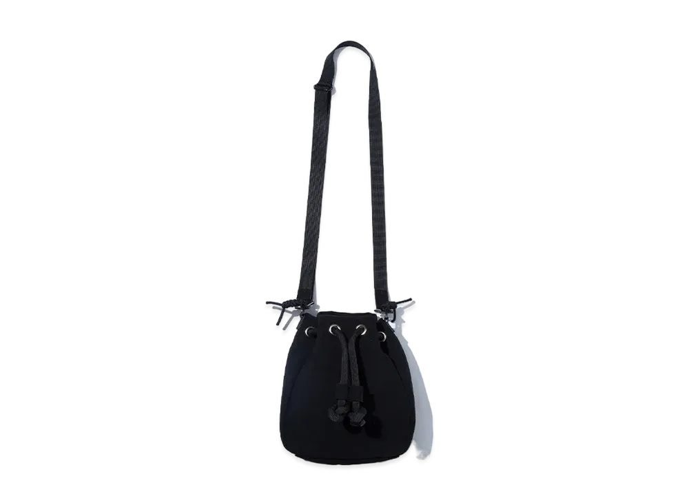 F/CE. Tech Suede Draw String Bag "Black"