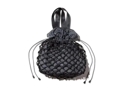 F/CE. Knotting Drawstring Tote "Black"