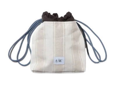 F/CE. W.R Linen Purse "Charcoal"