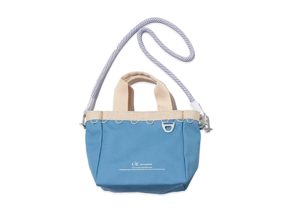 F/CE. W.R Canvas Small Tote "Blue"