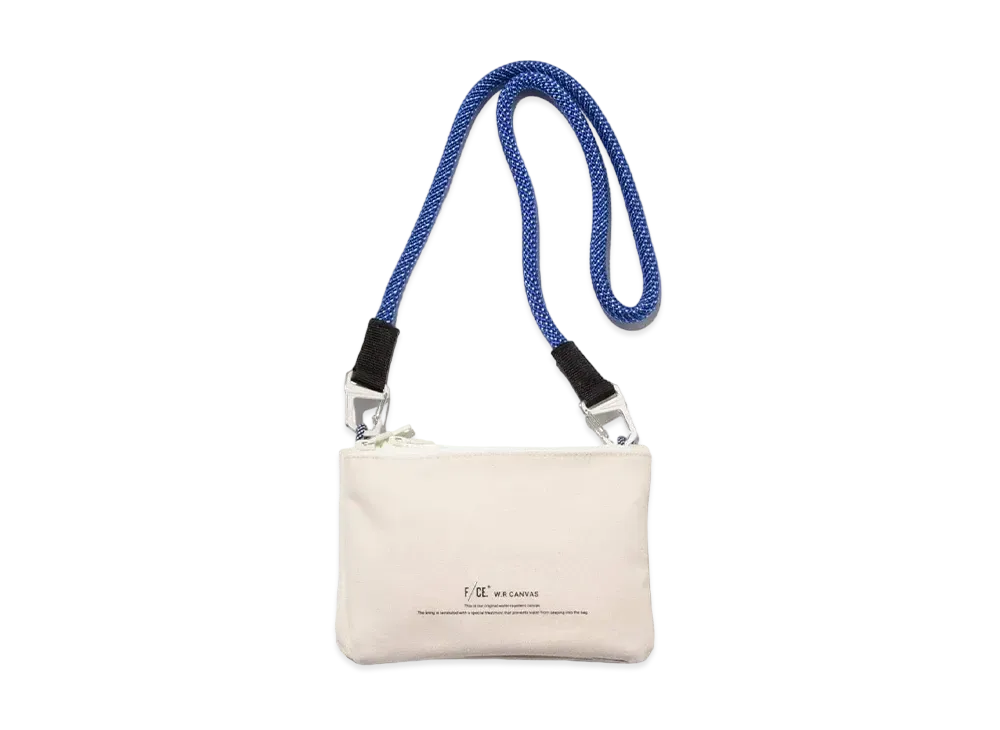 F/CE. W.R Canvas Mini Clutch "Ivory"