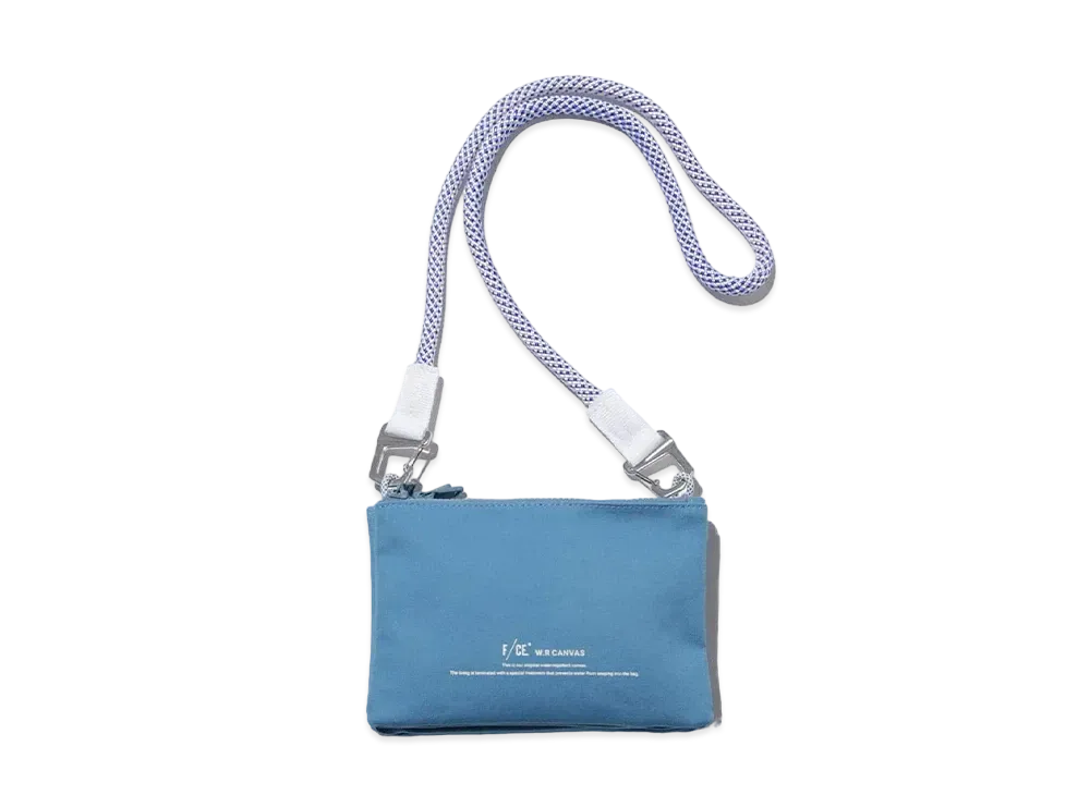F/CE. W.R Canvas Mini Clutch "Blue"