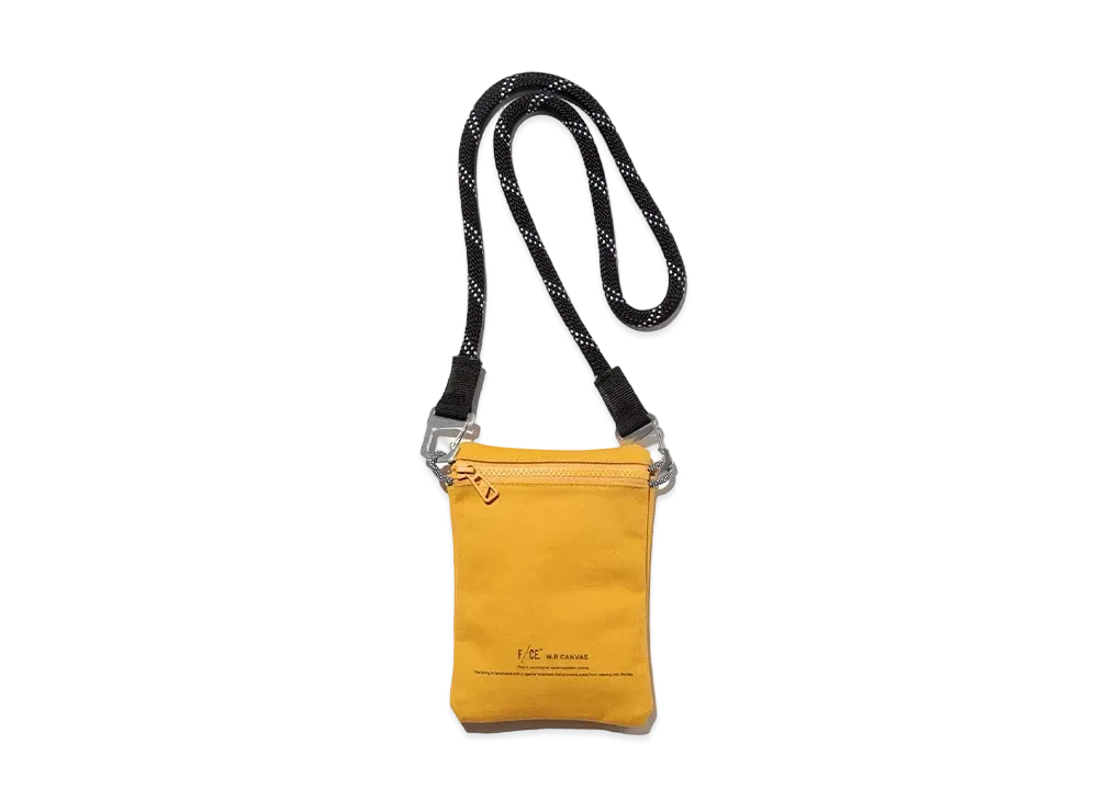 F/CE. W.R Canvas Map Pochette "Yellow"