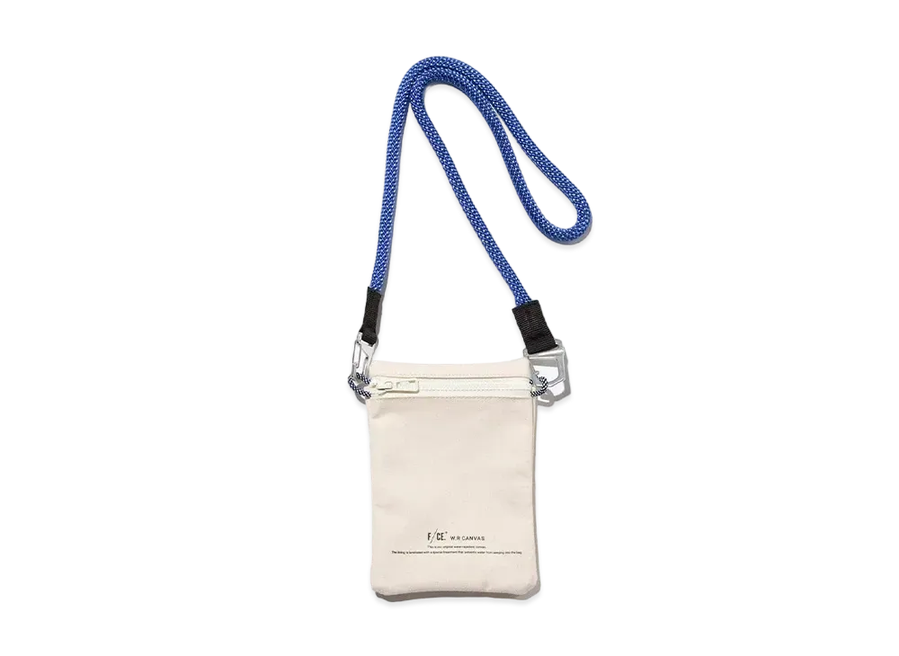 F/CE. W.R Canvas Map Pochette "Ivory"