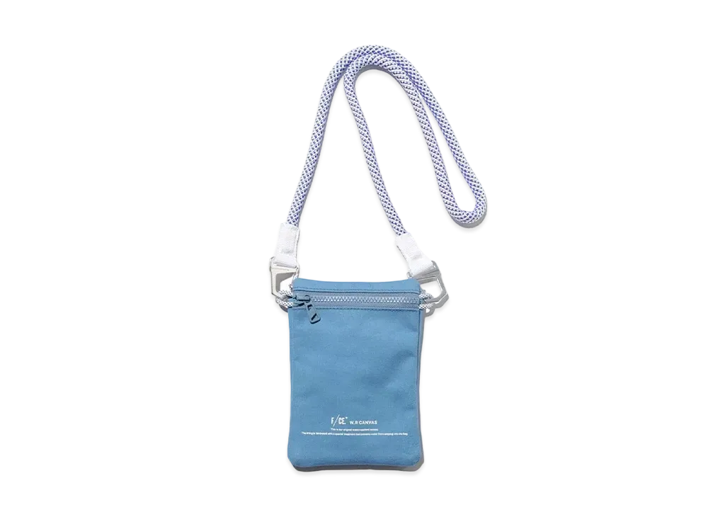 F/CE. W.R Canvas Map Pochette "Blue"