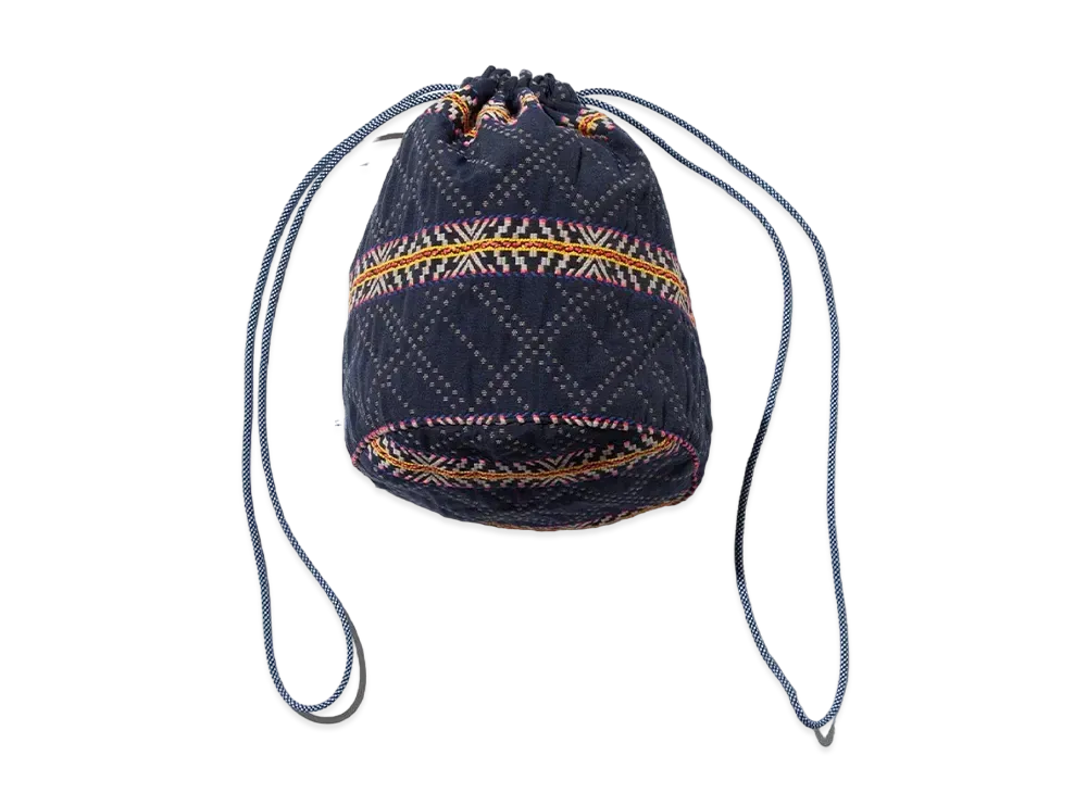 F/CE. Embroidered Purse S "Navy"