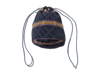 F/CE. Embroidered Purse S "Navy"