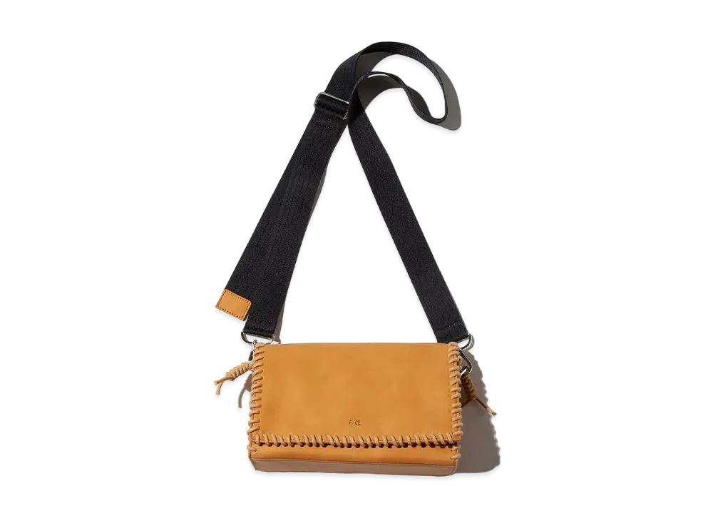 F/CE. Tech Leather Paracode Pouch "Camel"