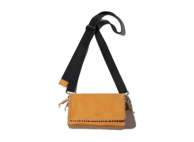 F/CE. Tech Leather Paracode Pouch "Camel"