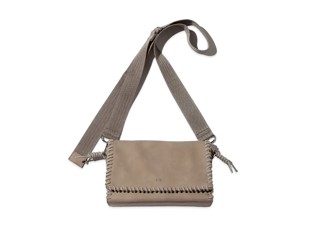 F/CE. Tech Leather Paracode Pouch "Sage Green"
