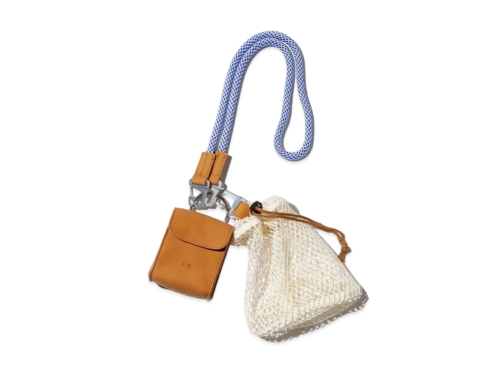 F/CE. Tech Leather Chain Purse "Camel"
