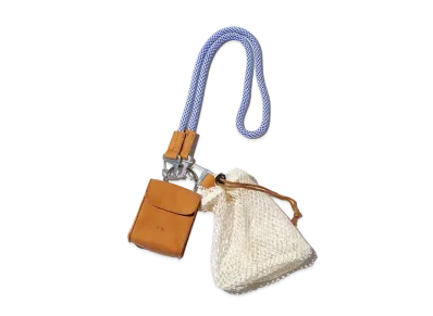 F/CE. Tech Leather Chain Purse "Camel"
