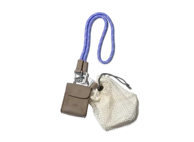 F/CE. Tech Leather Chain Purse "Sage Green"