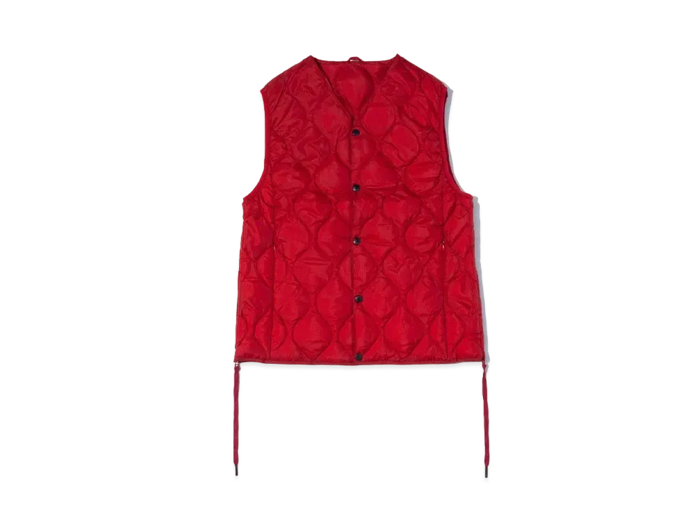 Taion By F/CE. Packable Down Vest "Red"