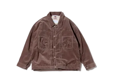 F/CE. x WRANGLER Polartec Corduroy Boa JK "Brown"