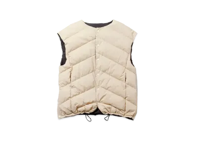 F/CE. x NANGA FT Down Reversible Vest "Beige"