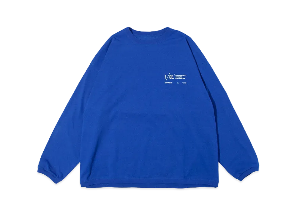 F/CE. Re Logo Long Sleeve Tee "Blue"